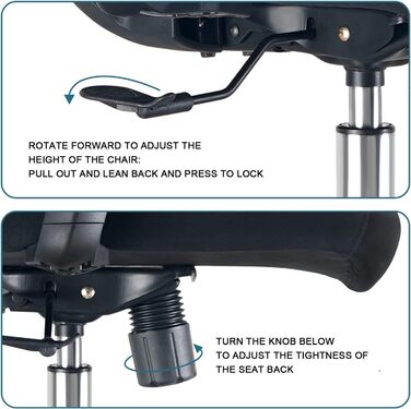 Ергономічне офісне крісло, стілець для роботи, офісне крісло з підголівником, підлокітниками, поперековою опорою, регулюванням висоти, гойданням 90-120, обертовим кріслом, вантажопідйомність 150 кг 01
