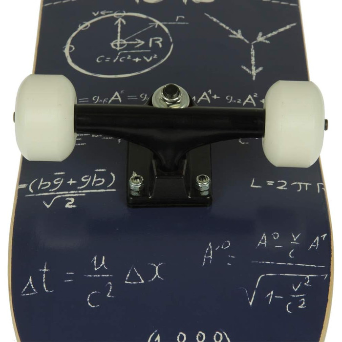 Скейтборд FunTomia з кульковими підшипниками ABEC-9, твердістю коліс 100A, 7-шаровим канадським кленом, kicktail дека - повний комплект для трюків і стріт-катання