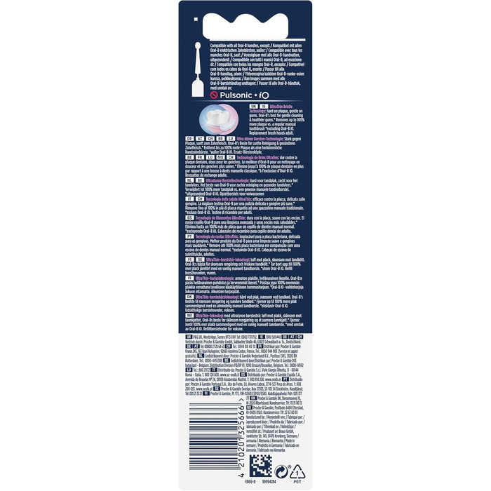 Змінні щітки Braun Oral-B EB60-8 Sensi UltraThin 8 шт.