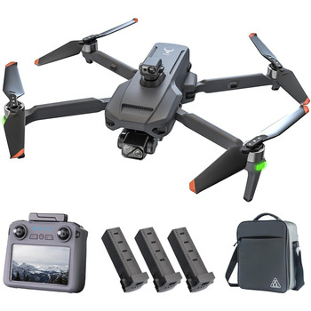 Дрон Teeggi SG909 MAX із камерою 4K для дорослих, пульт дистанційного керування з екраном, дистанція керування 6 км, 3-осьовий під