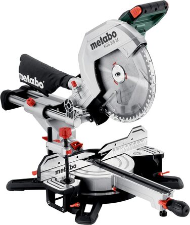 Торцювальна пила Metabo KGS 305 M - 613305000 - з лінією Precision Cut Line, пиляльним диском 305 мм і функцією протягування - довжина кабелю 2 м