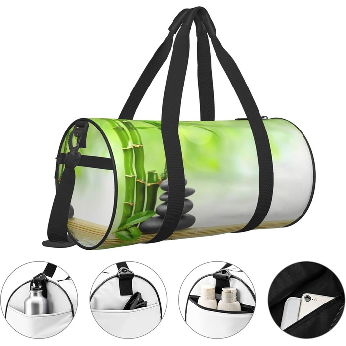 Універсальна дорожня сумка з бамбукового вугілля, спортивна сумка для чоловіків та жінок, сумка-мішок