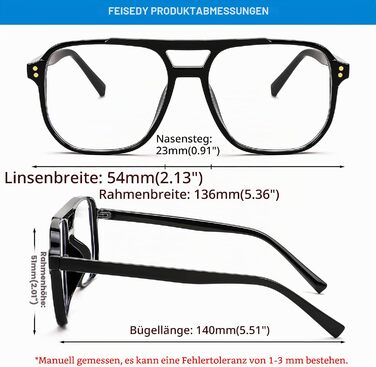 Окуляри FEISEDY Retro 70-х 80-х з фільтром синього світла (без діоптрій), рогова оправа B2866, чорний леопард, 54 мм
