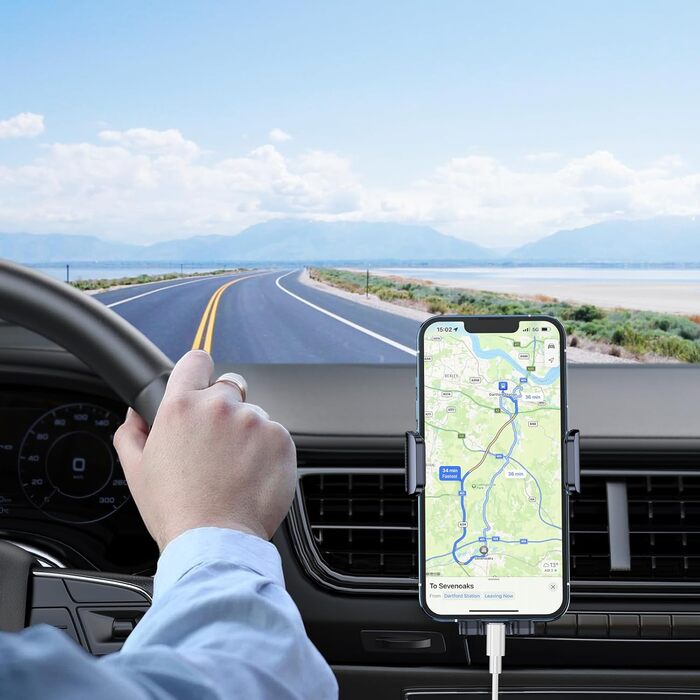 Автомобільний тримач для телефону Blukar, автомобільний тримач для телефону вентиляція з оновленою міцнішою версією та випуском од