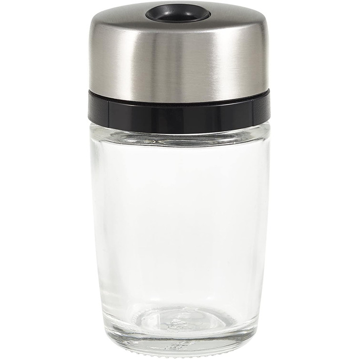 Підставка для спецій Cole & Mason H121809 Cambridge з 20 банками для спецій, карусель для спецій на 360/стояча підставка для спецій, нержавіюча сталь/скло, спеції/трави, включає 20 банок