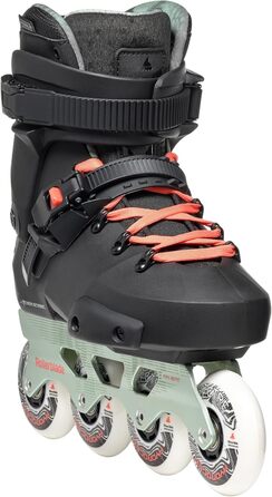 Роликові ковзани унісекс - дорослі твістерні роликові ковзани 240 чорний/м'ята