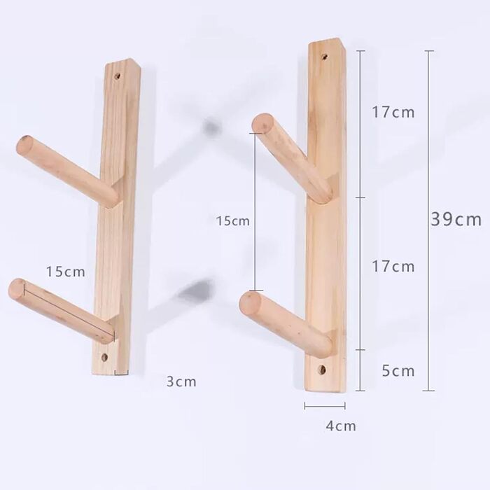 Настінний тримач для килимка для йоги, настінний тримач для 2-9 шарів дерев&39яного килимка для йоги, настінний, велика плаваюча полиця для пінопластового валика з дерева, 2