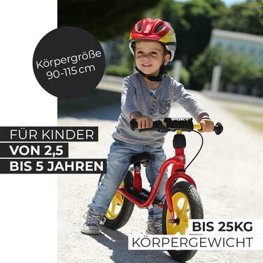 Безпечний та стильний велосипед-балансир кермо та сідло регулюються по висоті з підніжкою для дітей віком від 2,5 років Червоний,