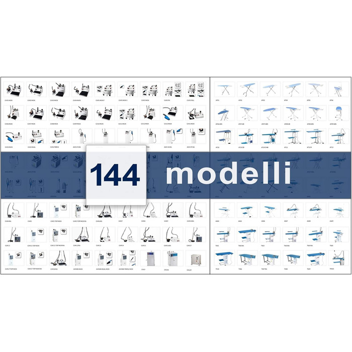 Професійна парова праска Прасувальна система GV06 INOX з нержавіючої сталі Професійна праска та антинакип Енергетичний клас A з ен