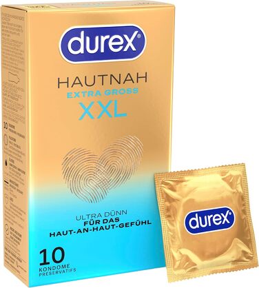 Презервативи Durex Skin-to-Skin XXL, 10 шт
