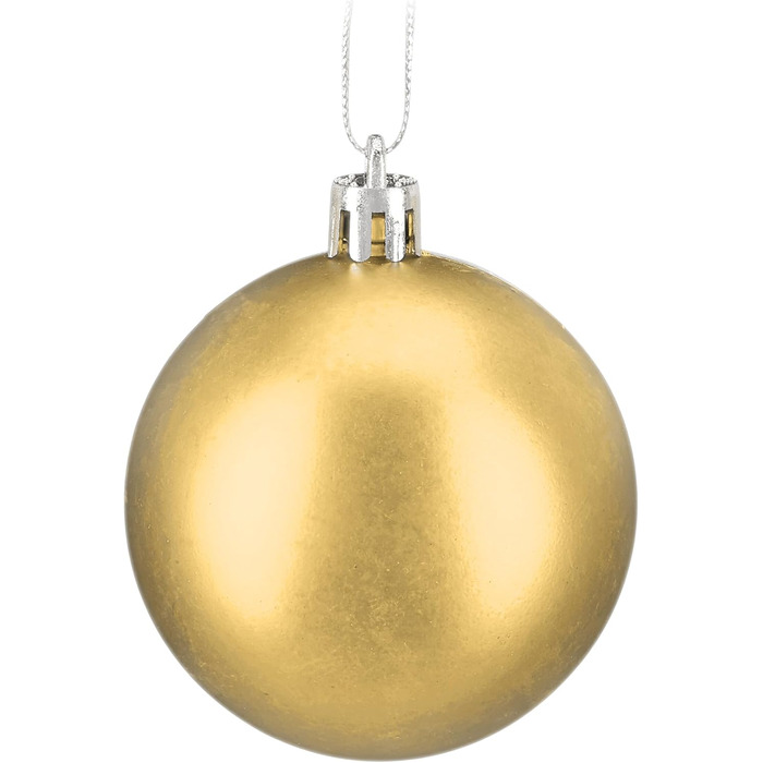 Різдвяні кульки наборі з 150 шт золоті Relaxdays