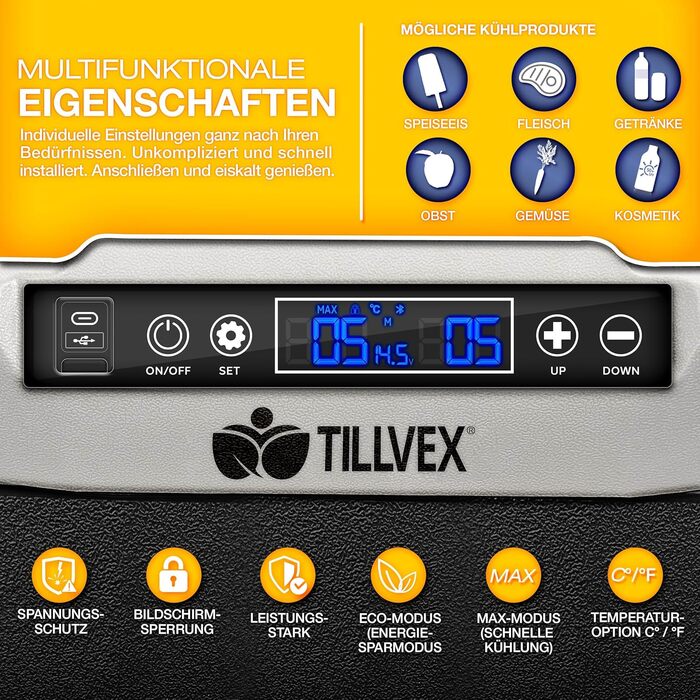 Компресорна холодильна камера електрична 40-60 літрів Морозильна камера електрична WIFI-APP управління 12/24 V 230V Холодильник до