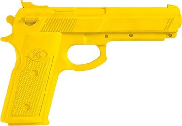 Тренувальний гумовий пістолет SV – пластиковий манекен 22 см, жовтий/помаранчевий/чорний, безпечний для відпрацювання техніки