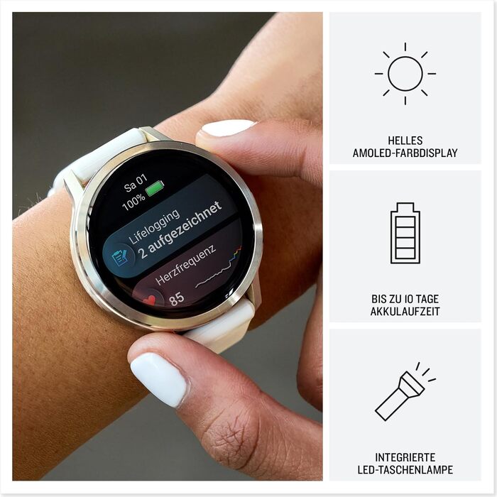 Мм - Фітнес-розумний годинник, 1,2-дюймовий сенсорний AMOLED-дисплей, до 10 днів роботи від акумулятора, понад 80 спортивних програм, ЕКГ, стан здоров&39я, фітнес-тренер, функції інвалідного візка, телефонні дзвінки, ліхтарик. Сірий/Сріблястий/Лавандовий 