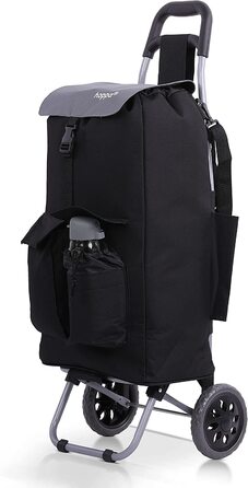 Повністю Ізольована, Легка Сумка-Візок для Покупок 2024, 42 Літри, 95 см, 2.1 кг, з Плечовим Ремінцем, Гарантія 2 роки