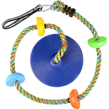 Лазіння мотузкові гойдалки дерево дитячі гойдалки з платформою і диск гойдалки сидіння набір ігровий набір аксесуари (лазіння моту