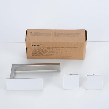 Тримач для туалетного рушника Без свердління Тримач для туалетного рушника з матової нержавіючої сталі Тримач для туалетного рушни