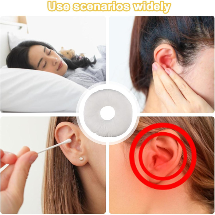 Подушка Funmo з отвором, пірсинг, з проколюванням вуха від болю в вухах, подушка-пончик, пірсинг, кільце для сну для знеболення