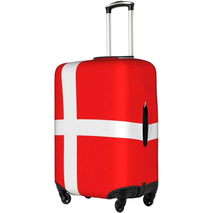 Чохол для валізи, Данія, еластичний, унісекс, для ділових поїздок, білий, розмір 46