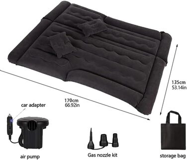 Автомобільний матрац, для VW Caddy V 2020 2021 2022 Надувні матраци для кемпінгу на свіжому повітрі, подорожей, зручний та міцний надувний матрац, автомобільний матрац, C звичайний C