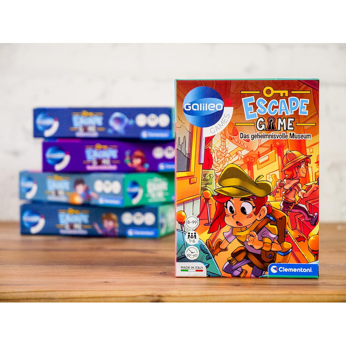 Настільна гра для головоломок і загадок, включаючи картки-підказки та реквізит - Сімейна гра для дітей віком від 8 років 59227