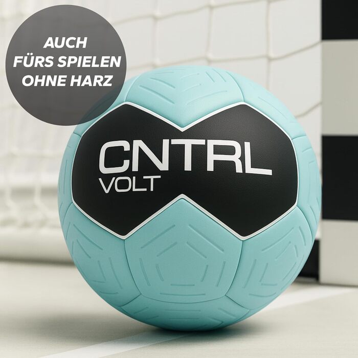 Гандбольний м&39яч CHAIZ CNTRL Volt, синій Без смоли та сумісний зі смолою Максимальний контроль та зчеплення м&39яча Найкращий тренувальний та матчевий м&39яч для чоловіків/жінок, синій 2