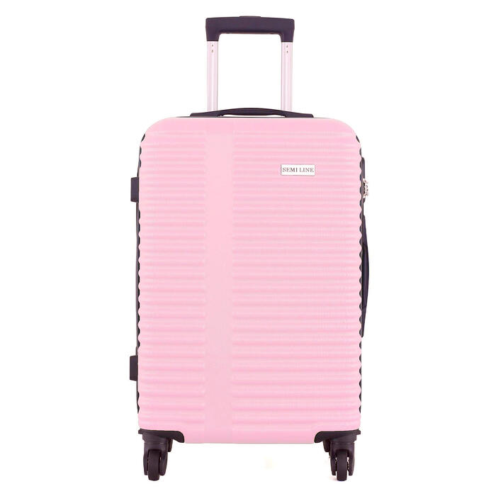 Валіза Semi Line 22' (M) Pink Cream (T5573-3)