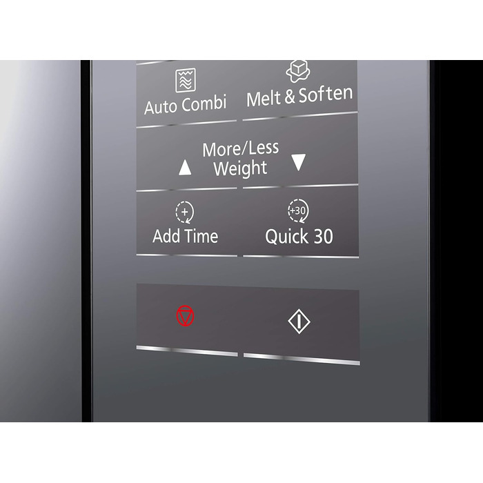 Мікрохвильова піч і гриль Panasonic NN-GT46KBSUG з поворотним столом, 31 літр, нержавіюча сталь, 1000 Вт, гриль 1100 Вт, 24 автоматичні програми, металева гриль, LCD дисплей, молодше меню, чорний