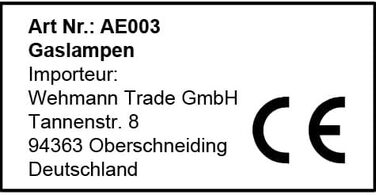 Металевий кемпінговий ліхтар Star Junior з п&39єзоелектричним запалюванням 1 газовий картридж (сріблястий)