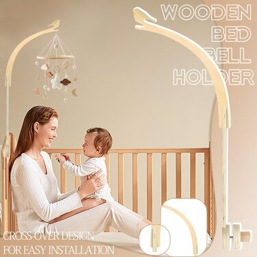 Дерев'яний тримач для мобіля TUZHE з дизайном «Пташка»