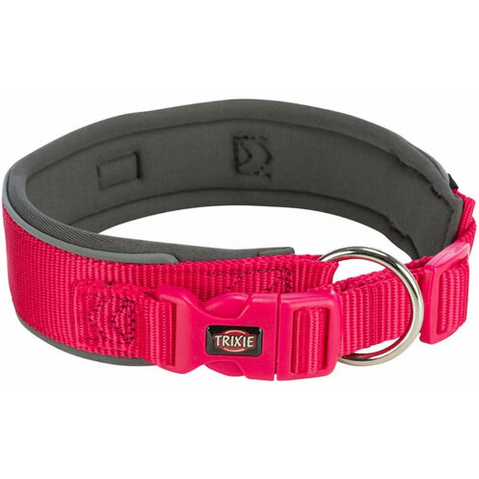 Нашийник, M-L 40-48 см, 40 мм, Фуксія, Графіт
