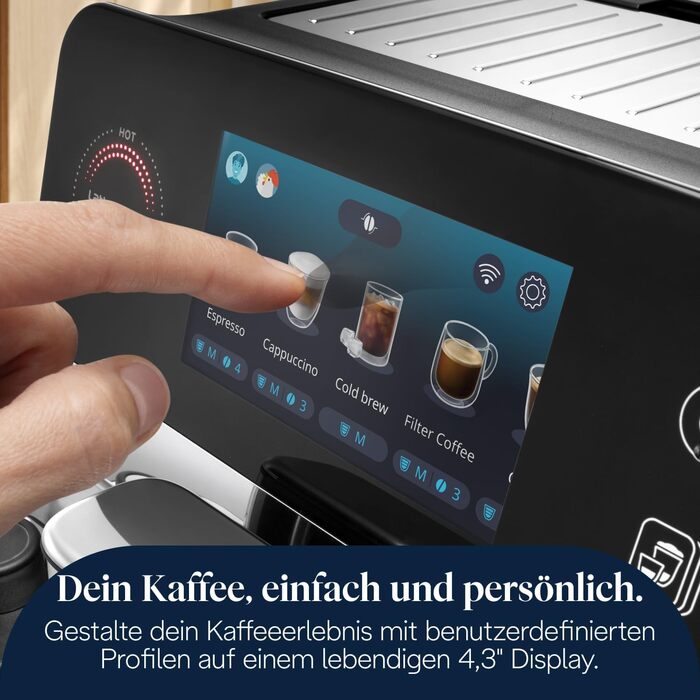 Кавомашина De'Longhi Eletta Ultra 40 рецептів, Silent Technology, чорна