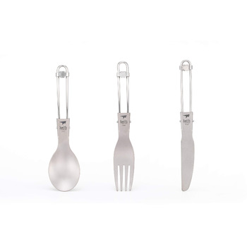 Набір складних столових приборів Keith Titanium Ti5300 з 3 предметів 18-та річниця Keith Ексклюзивна ціна