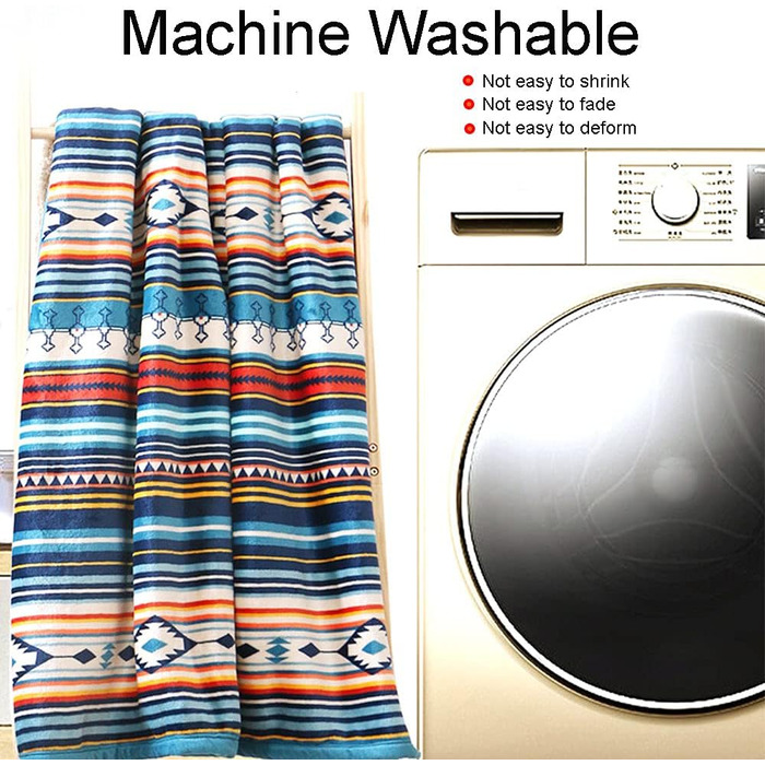 Плед Hggzeg з коралового флісу, пухнастий, м&39який плед для дивана, тепле покривало, різнокольоровий смугастий візерунок, дорожній плед для спальні, вітальні, офісу (кольорові смужки) кораловий 150 x 200 см