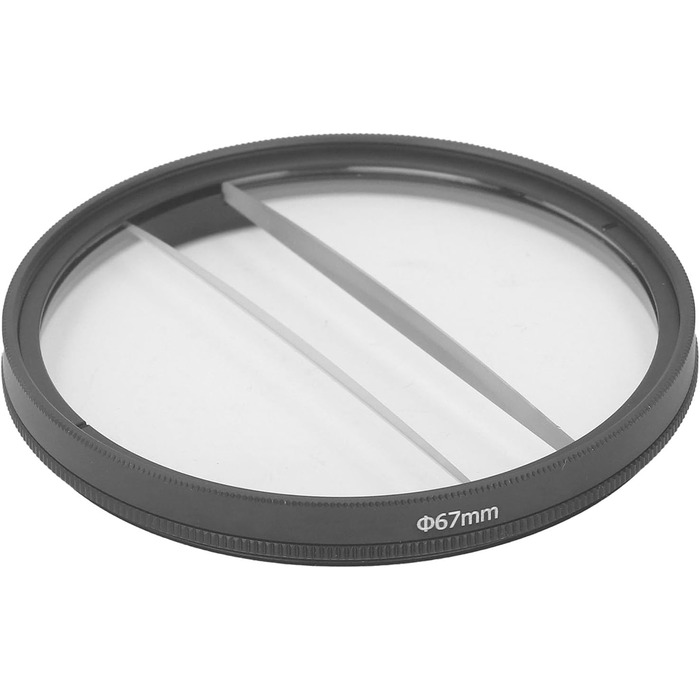 Діоптрійний фільтр центрального поля, подвійна призма у вигляді півмісяця, діоптрійний фільтр центрального поля, аксесуари для дзеркальних фотокамер (67 мм)