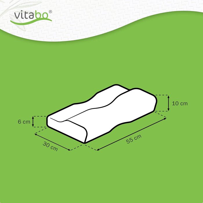 М&39яка подушка з піни з ефектом пам&39яті Велика ергономічна подушка-метелик подушка для підтримки шиї для сну на боці, виготовлена з в&39язкопружної піни