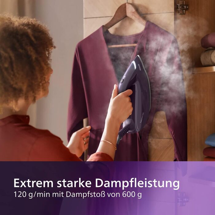 Парогенераторна праска Philips PerfectCare серії 7000, інтелектуальна автоматична подача пари, гарантія відсутності опіків*, надле