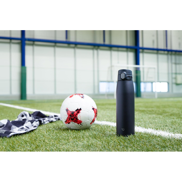 Пляшка для води, тумблер з нержавіючої сталі в один дотик, безшовна, 958,2 мл (950 мл), чорна 950 мл чорна, 95-BA