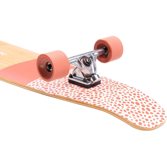 Скейтборд Retrospec Zed лонгборд, повний крейсер, крейсер з бамбука і канадського клена з реверсними шкворнями для поїздок на робо