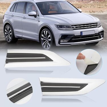 Хромовані аксесуари Swgaunc Side Fender Decor Trim для Tiguan 2 Allspace 2016-2021