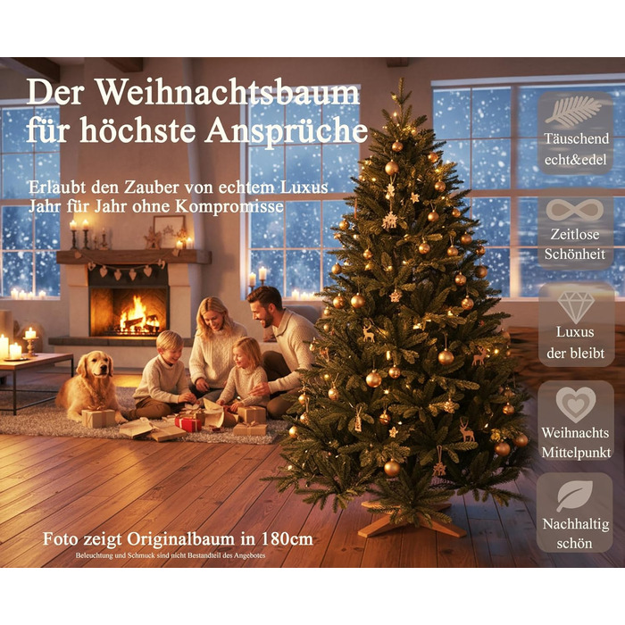 Високоякісна штучна ялинка 180 см Cox Swain