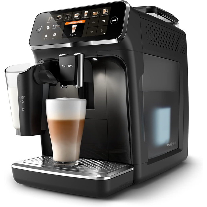 Кавомашина Philips Series 5400 з системою LatteGo та універсальним засобом для видалення накипу Purivita (750 мл) комплект з 1 пляшкою