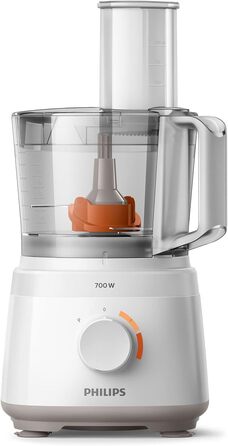 Кухонний комбайн Philips Daily Collection HR7310/00 (700 Вт, 16 функцій, чаша 2 л, диск 2-в-1), білий