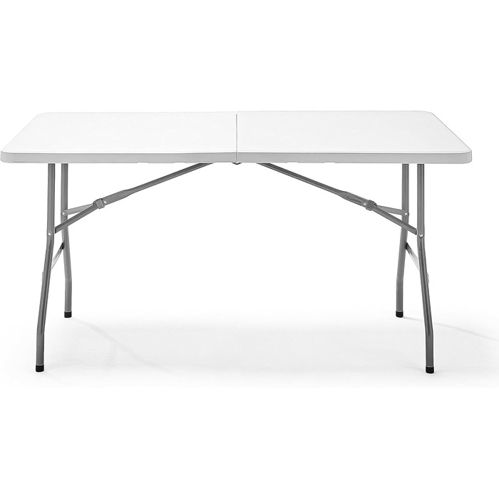 Складаний кемпінговий стіл Blumixx 180x74x74 - Легкий складаний стіл з ручкою для перенесення, всепогодний садовий стіл, складний фуршетний стіл для кемпінгу, саду, балкону, фестивалю та використання на свіжому повітрі - всепогодний, стабільний та легкий,