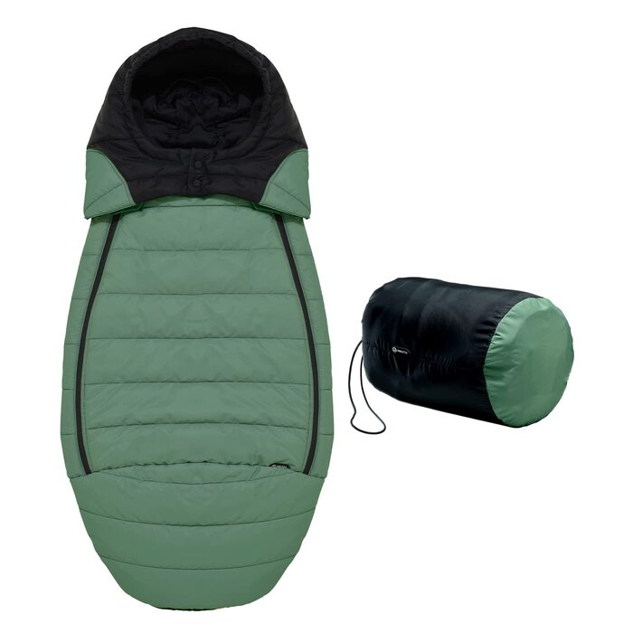 Універсальний муфта для ніг для всіх моделей колясок Водонепроникний термомуфта для зими Doolittle колір Forest Green Зима 200 гра