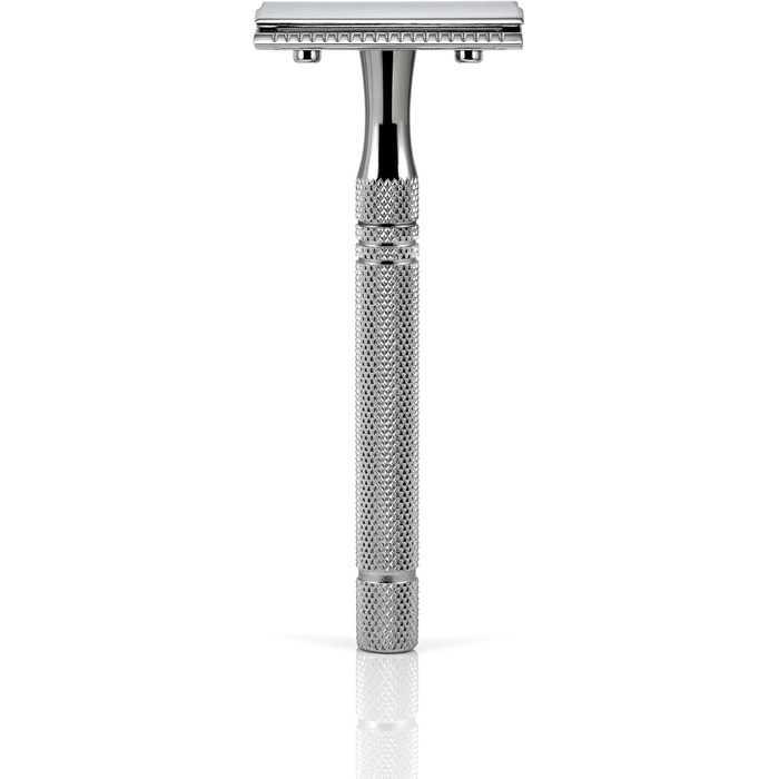 Безпечна бритва G&F TIMOR UNISEX GENTLE SHAVER з довгою ручкою з нержавіючої сталі 100 мм