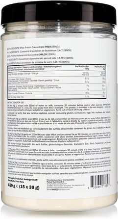 Сироватковий протеїновий порошок – 450 г, 15 порцій