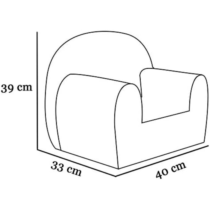 Дитяче крісло FORTISLINE Знімний чохол М&39які пінопластові пташки сірого кольору Міні-крісло з пінопласту Дитяча кімната
