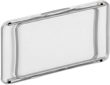 Стіл для кемпінгу Relaxdays, складний бічний столик, HBT 68,5 x 80 x 60 см, кемпінг та пікнік, складний стіл з алюмінію, білий