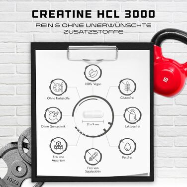 Креатин Гідрохлорид (HCl) – 365 капсул